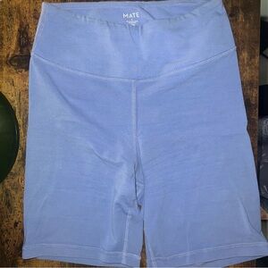 MATE Stretch Biker Shorts - Blueberry